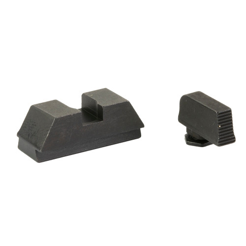 Optic Compatible Sets for Glock, For Glock 43X and 48, Black Front and Rear, .220" Front and .295" Rear