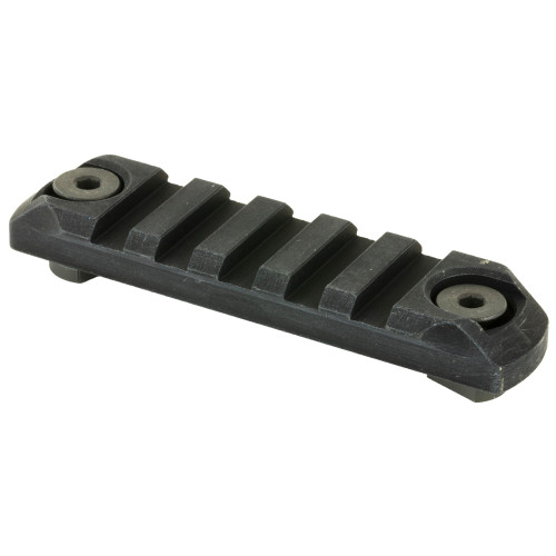 3" Aluminum Picatinny Rail Section, MLOK Compatible, Black