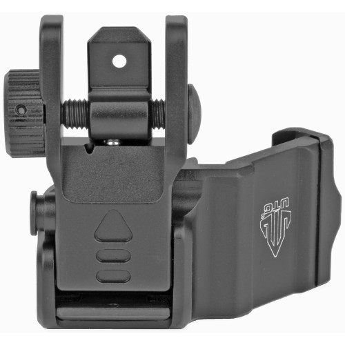 Leapers, Inc. - UTG, Accu-Sync, AR15 45 Degree Offset Flip-up Rear Sight, Black