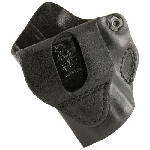 DeSantis Gunhide, Mini Scabbard Belt Holster, Fits Glock 26/30, Right Hand, Black Leather