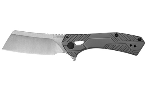 Kershaw Static Knife with Flipper Open / Stainless Steel Handle