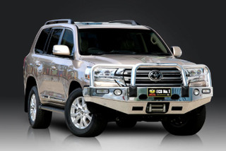 ECB Toyota Landcruiser 200 Series GXL Winch Bullbar with Bumper Lights (01/16 to 06/21)