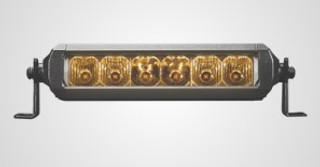 Lightforce Viper 6 Inch Amber Single Row Light Bar