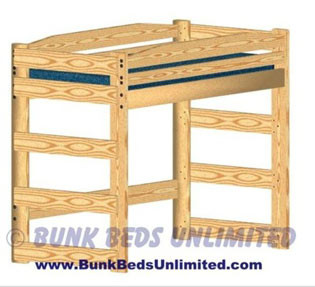 Hardware Kit for Loft Bed Twin Standard Height