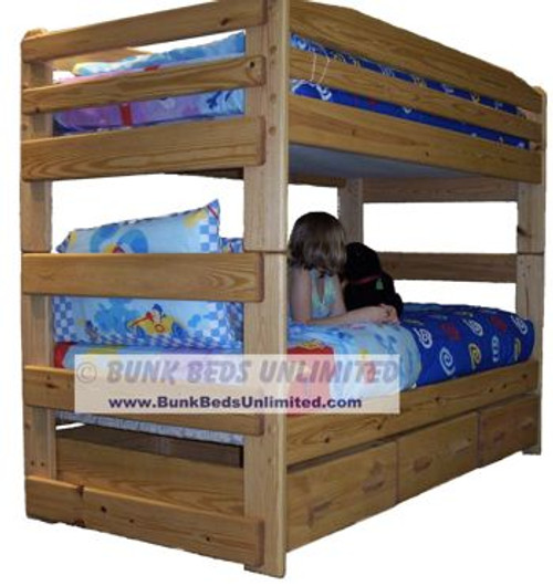 Plans to Build a Bunk Bed that is a Stackable Twin with Trundle Bed