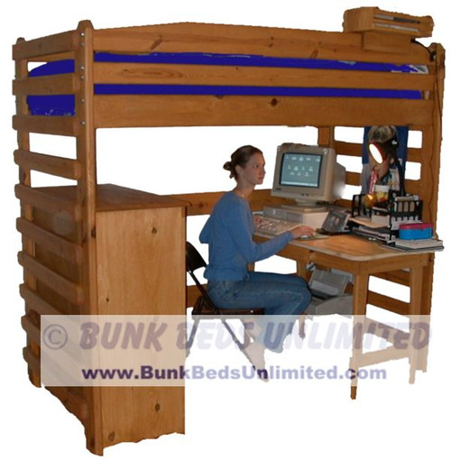 Loft Bed Tall Photo (image may vary from actual plan)