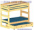 Hardware Kit for Bunk Bed Stackable Twin over Twin with Trundle Bed or Large Storage Drawers