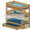 Picture of a Quadruple Bunk Bed Sleeps 4 with a 9 foot Ceiling