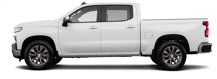 2019-2025 SILVERADO 2 PC CONVERSION DRIVE SHAFT KIT - 2WD 10L80E