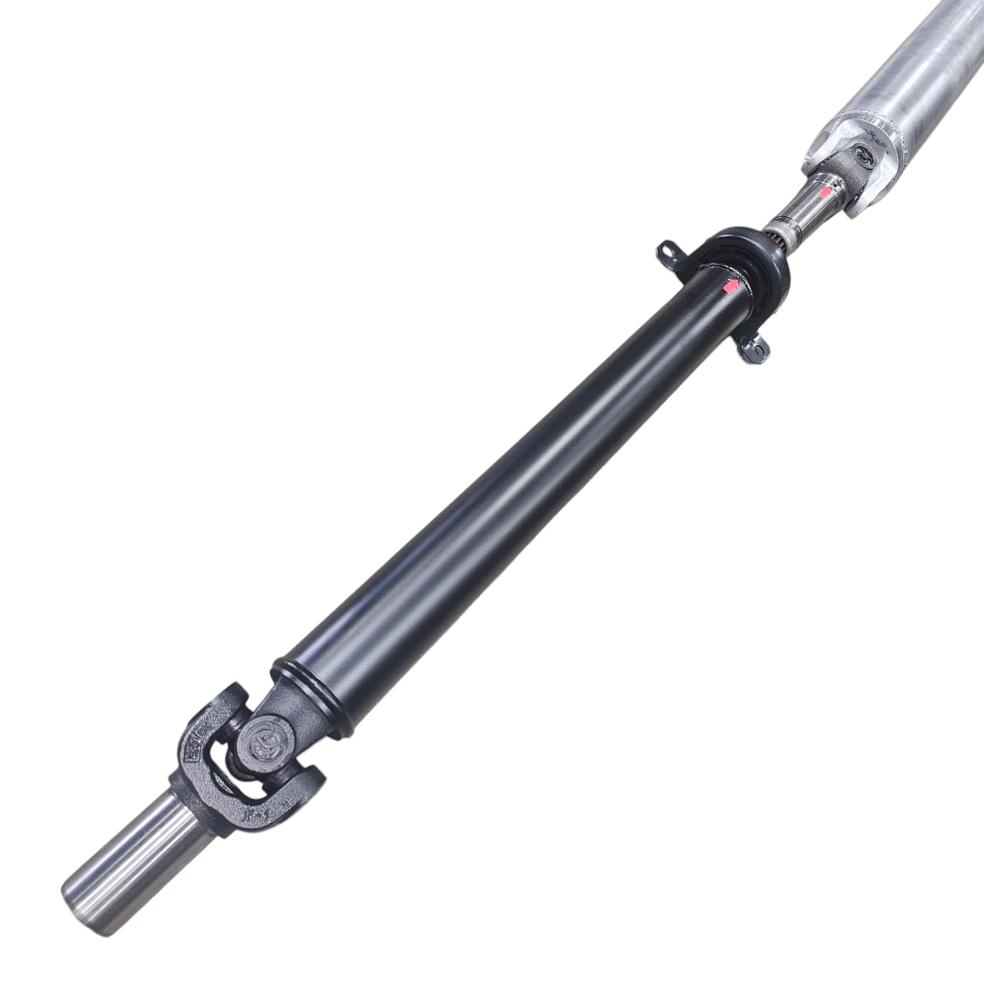 Custom 2 piece drive shaft with ALUMINUM #2 HIGH HORSEPOWER