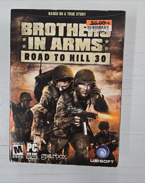 Brothers in Arms: Road to Hill 30 PC DVD-ROM Video Game M-Rated Ubisoft New Sealed