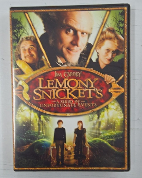 Lemony Snicket's A Series of Unfortunate Events (DVD, 2005) Jim Carrey VG
