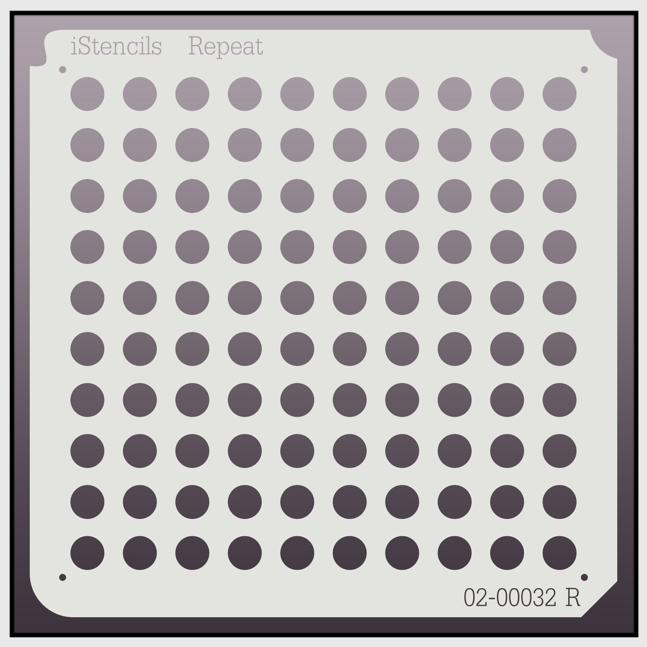 02-00032-R Repeating Benday Dot Stencil - iStencils 02-00032-r-repeating-benday-dot-stencil-istencils