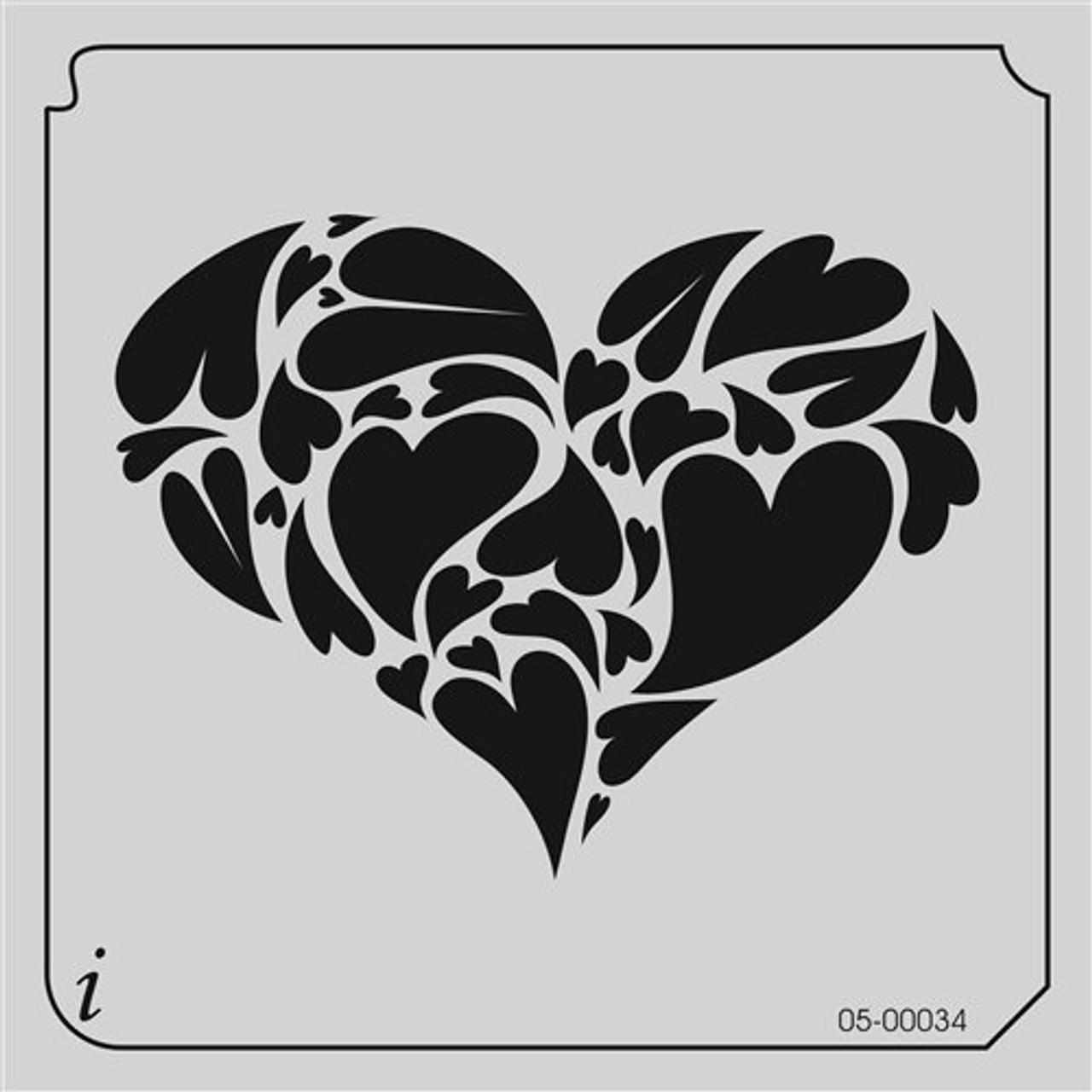 53-00139 Heart of Thorns Stencil