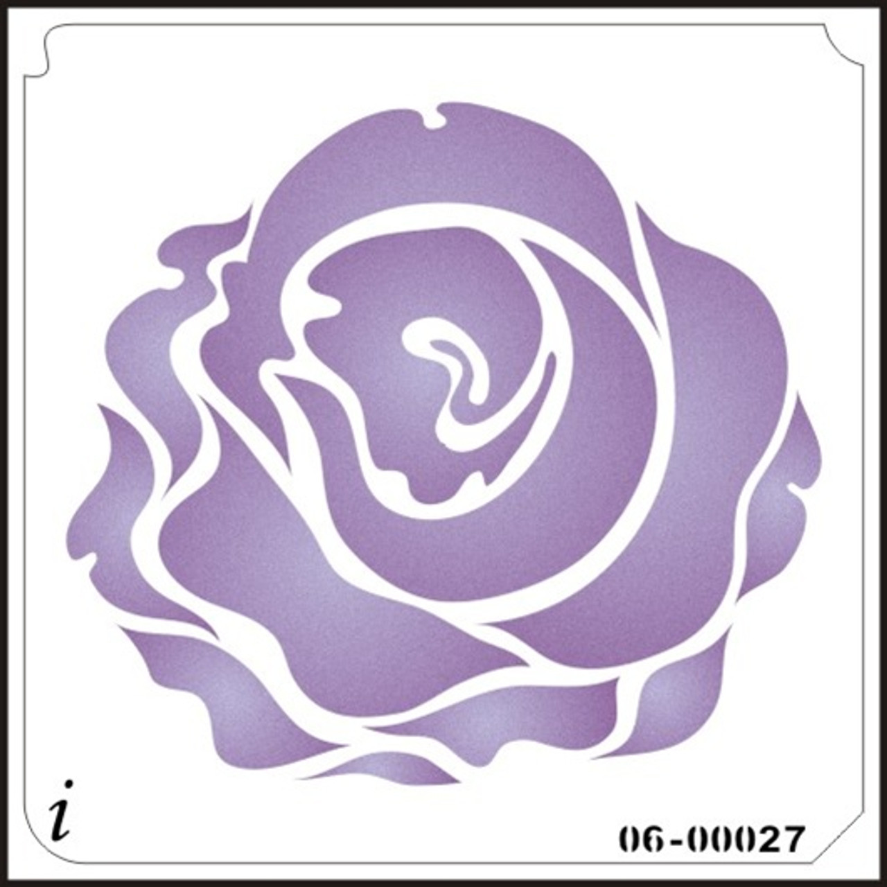 05-00027 Big Flower Stencil - iStencils