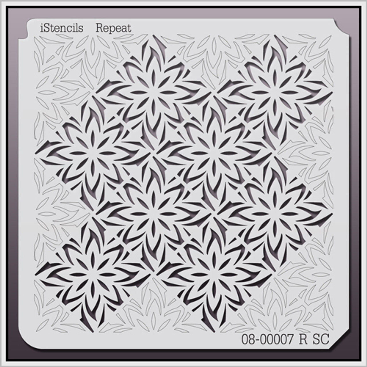 93-00025 R SC Vintage Repeating Floral Stencil
