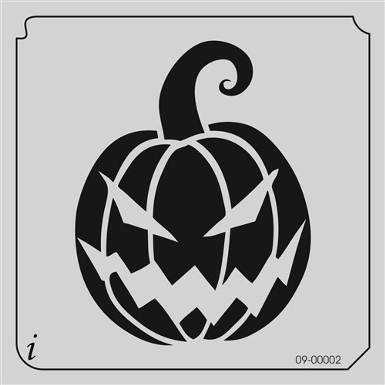 09-00002 Jack O Lantern - iStencils 09-00002-jack-o-lantern-istencils