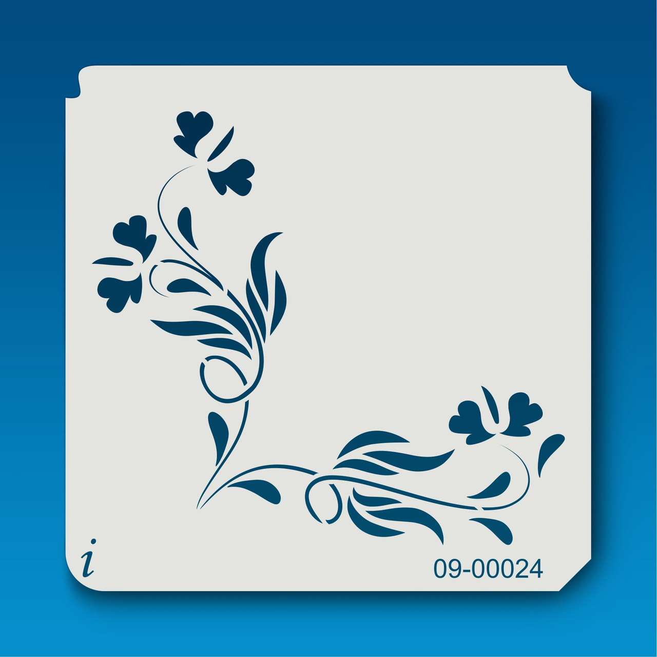 Floral Wall Stencil Border