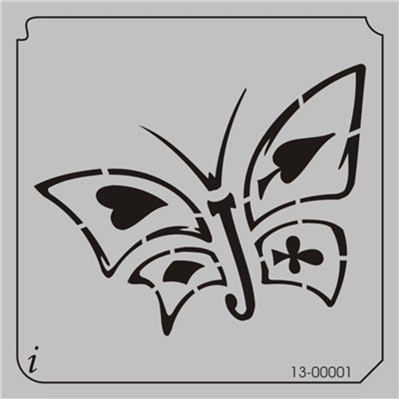 08-00001 Feather Border Stencil