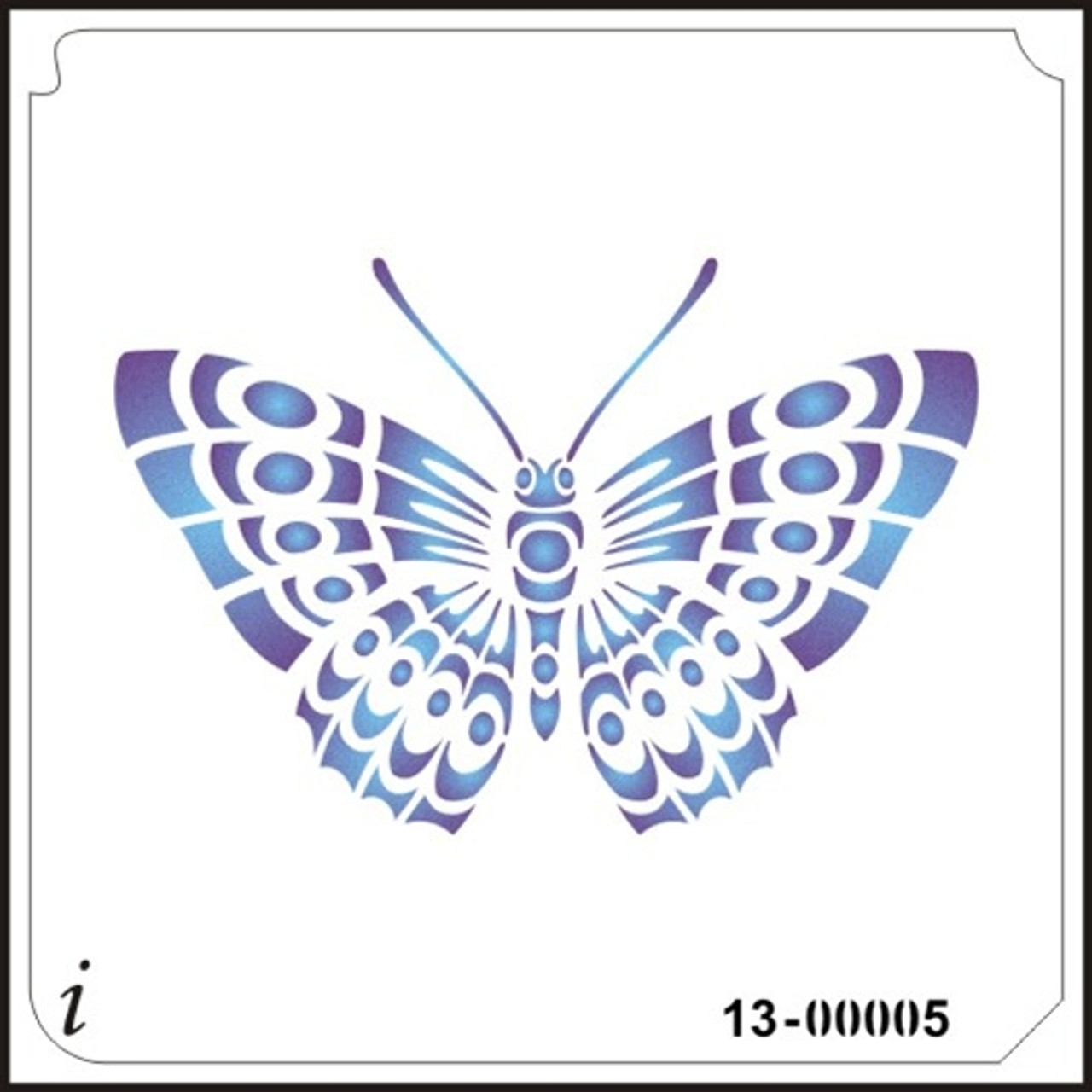 Single Butterfly Stencil –