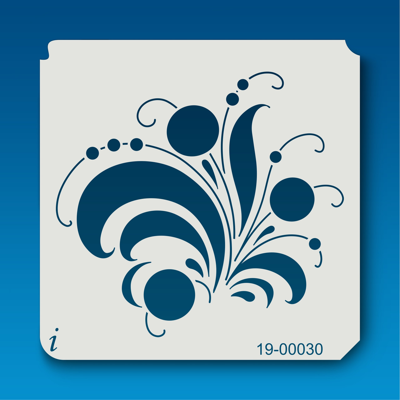 20-00009 Paper Scroll Frame - iStencils