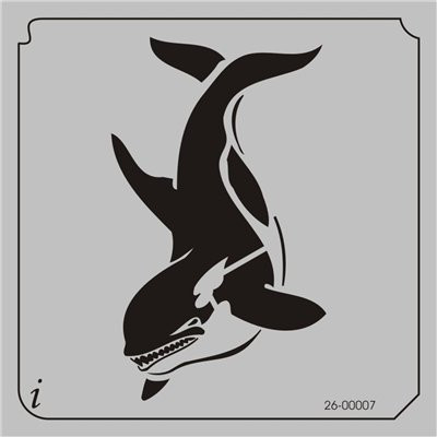 26-00007 Orca Whale - iStencils