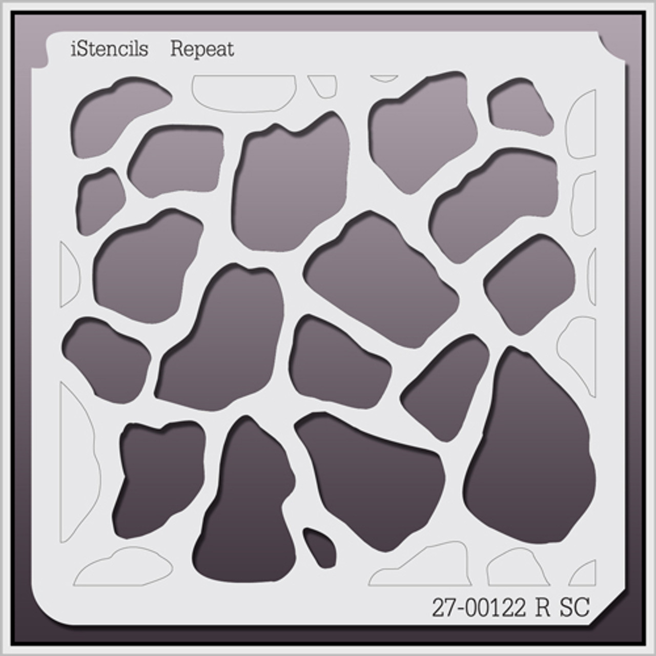 27-00122 R SC Animal Print Stencil - iStencils 27-00122-r-sc-animal-print-stencil-istencils