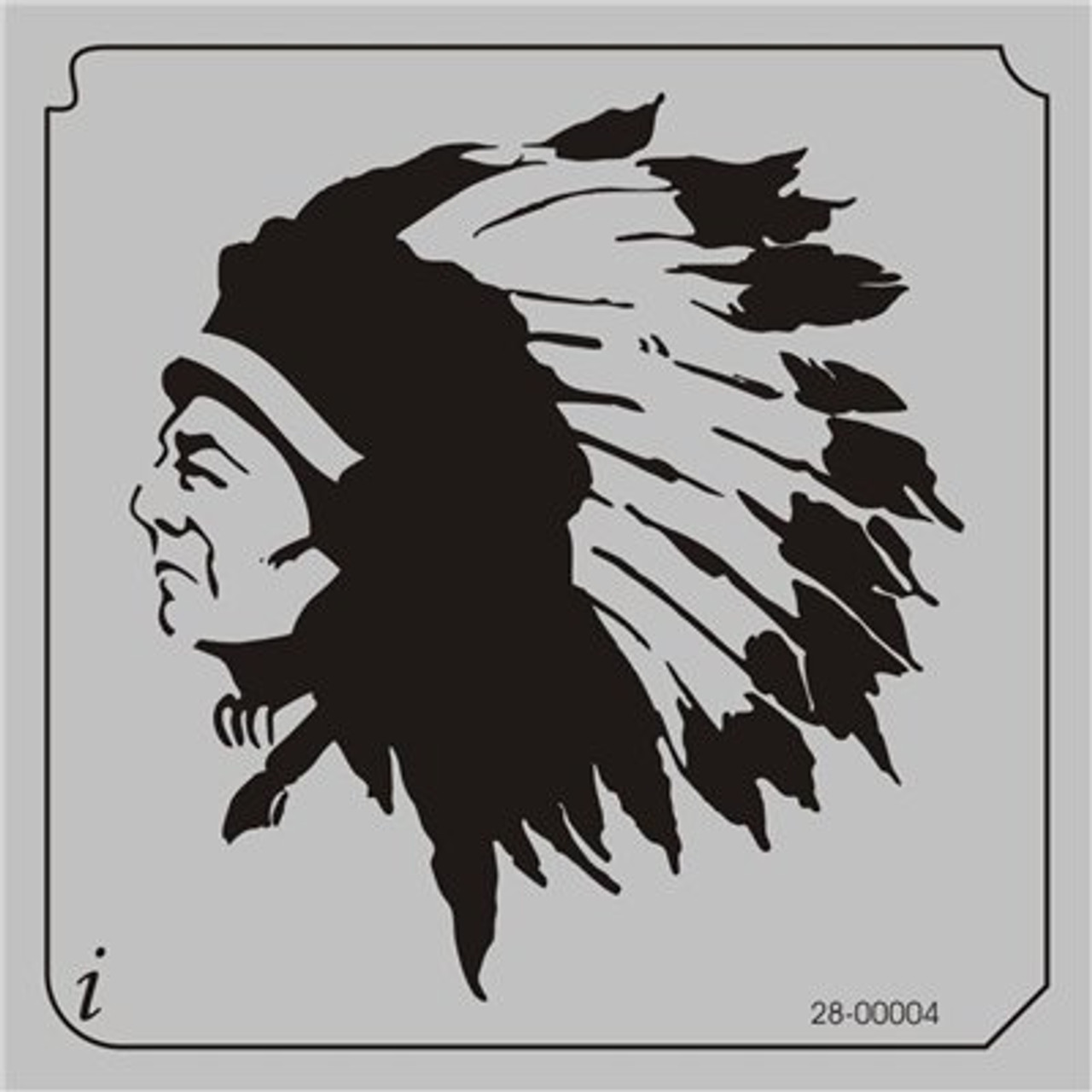 chiefs symbol stencil