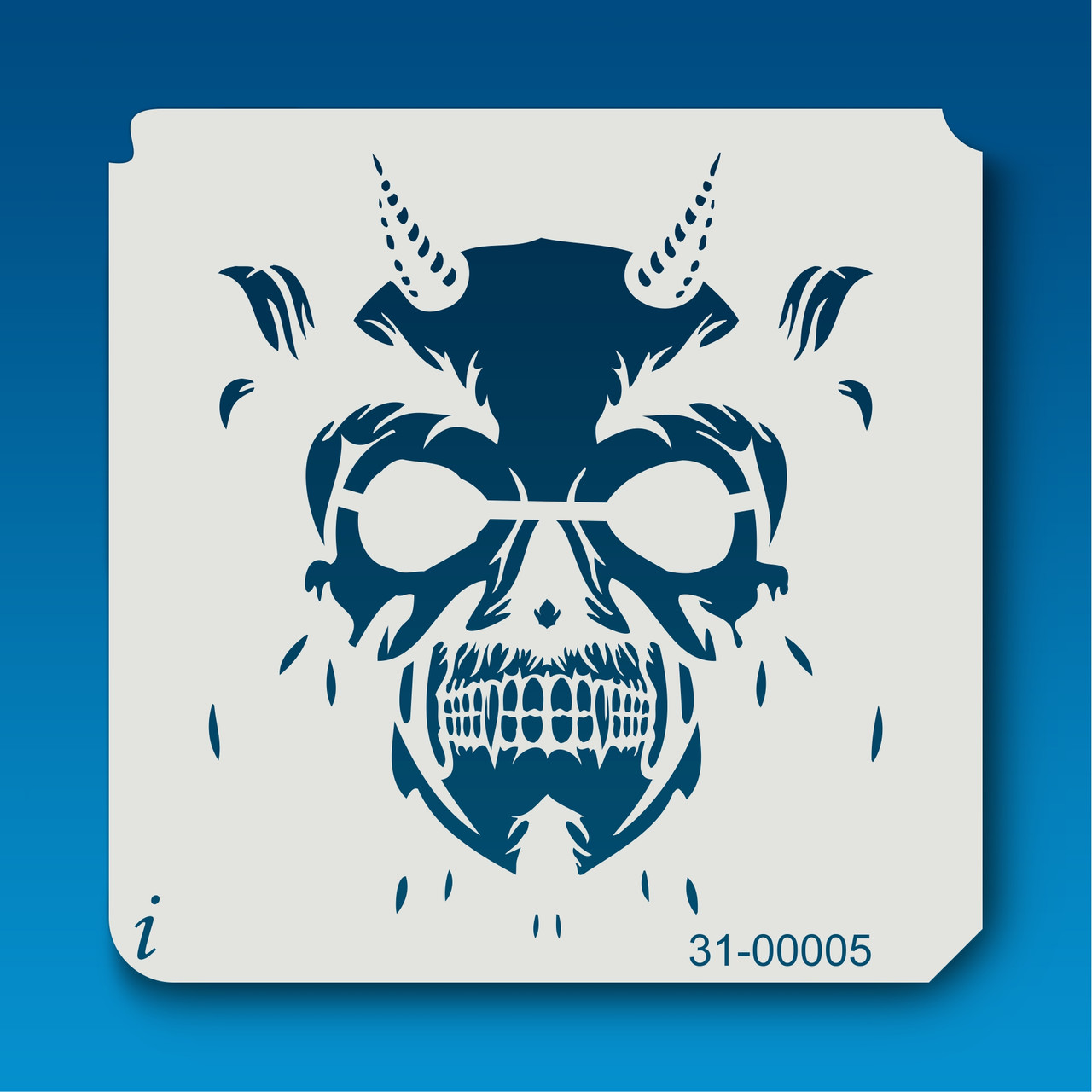 31-00005 Devil Skull - iStencils