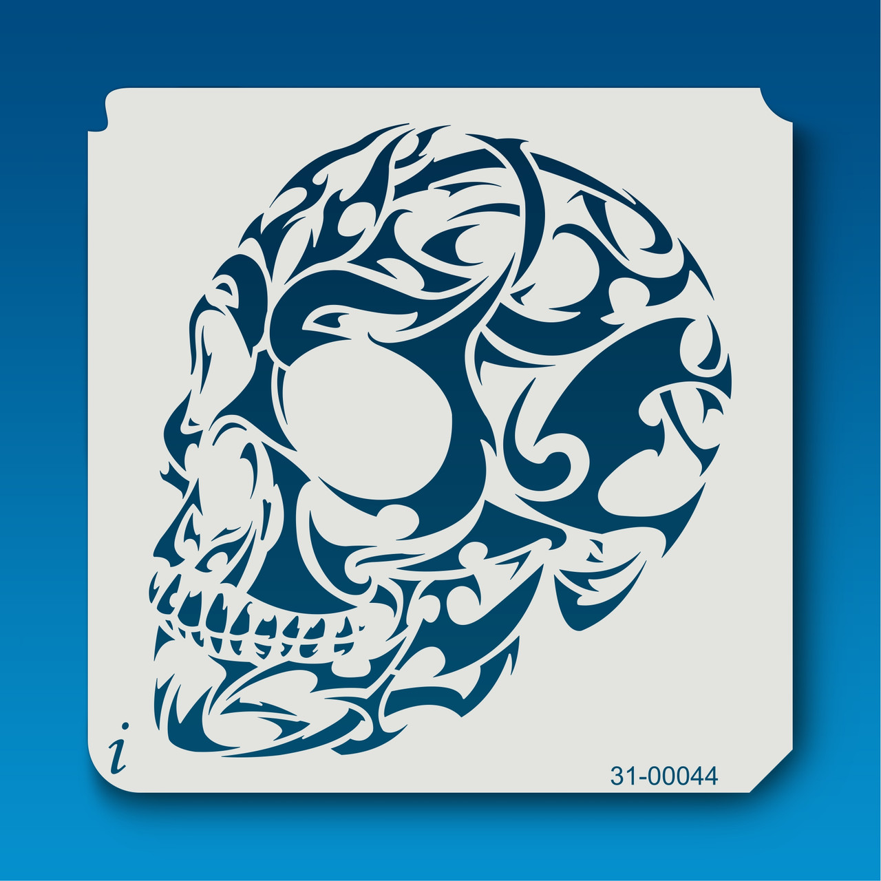 31 00044 tribal skull istencils