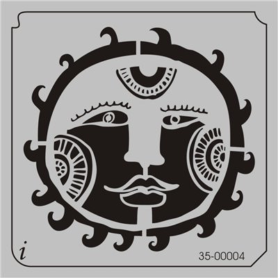 35-00004 Aztec Sun - iStencils