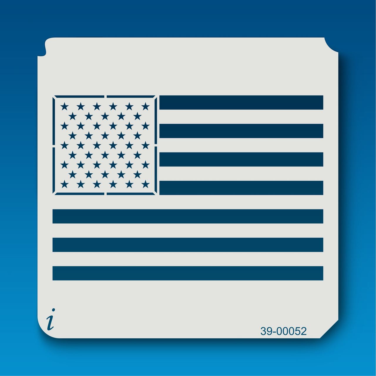 AMERICAN FLAG STENCIL