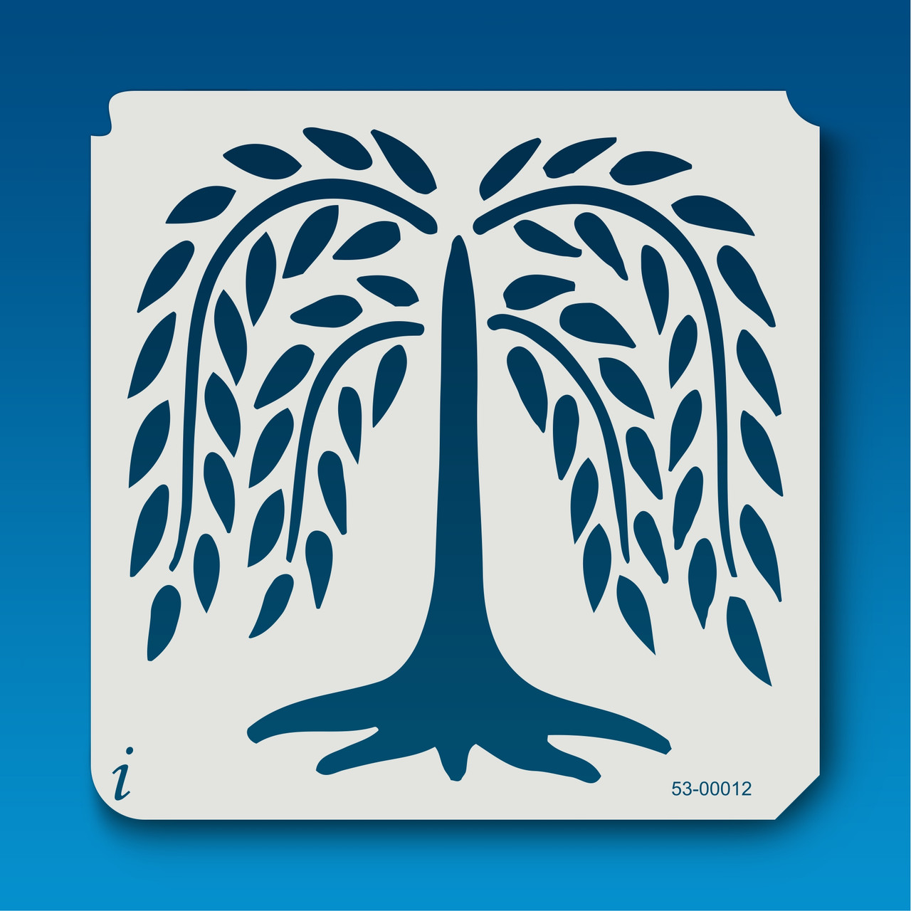 53-00012 Primitive Willow Tree - iStencils 53-00012-primitive-willow-tree-istencils