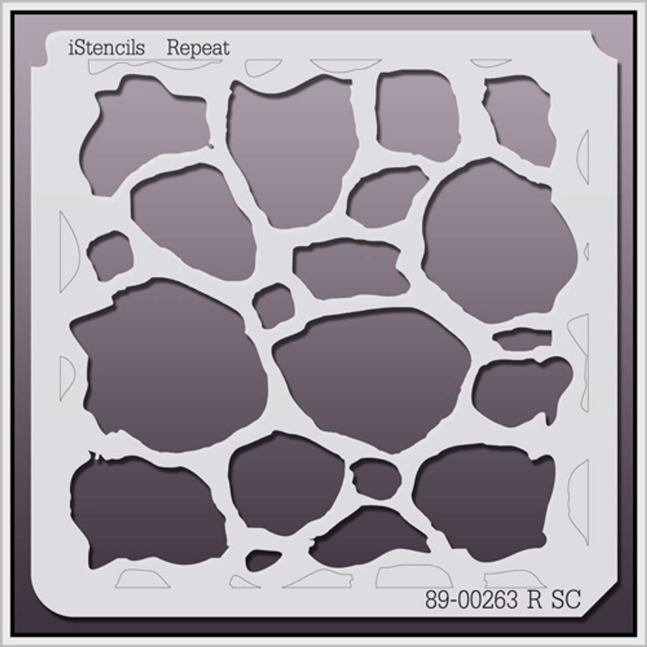 89-00263 R SC Cow Print Stencil - iStencils 89-00263-r-sc-cow-print-stencil-istencils