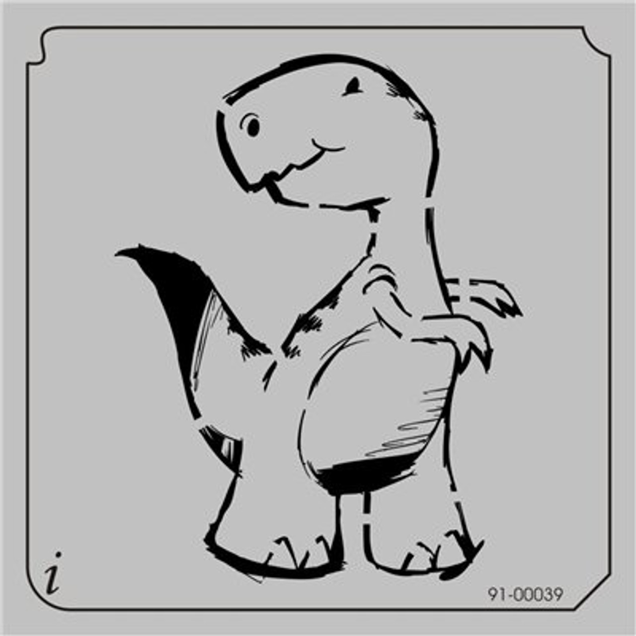 baby t rex cartoon drawing