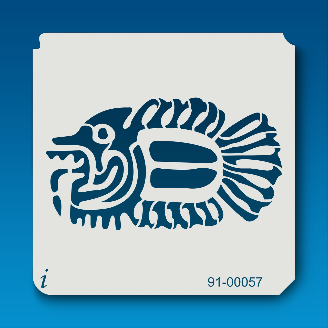 91-00057 Native American Fish - iStencils
