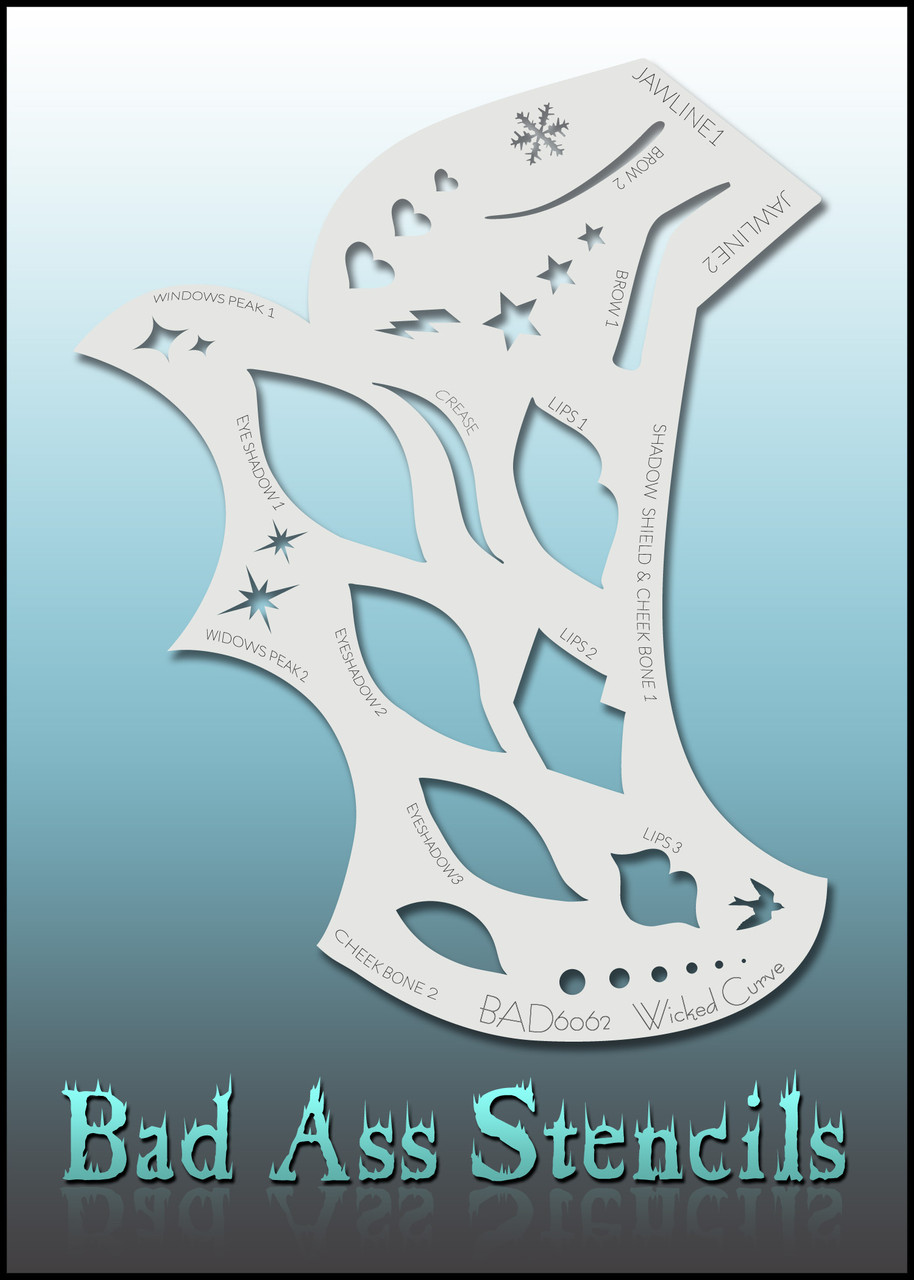 bad6062 wicked curve iStencils