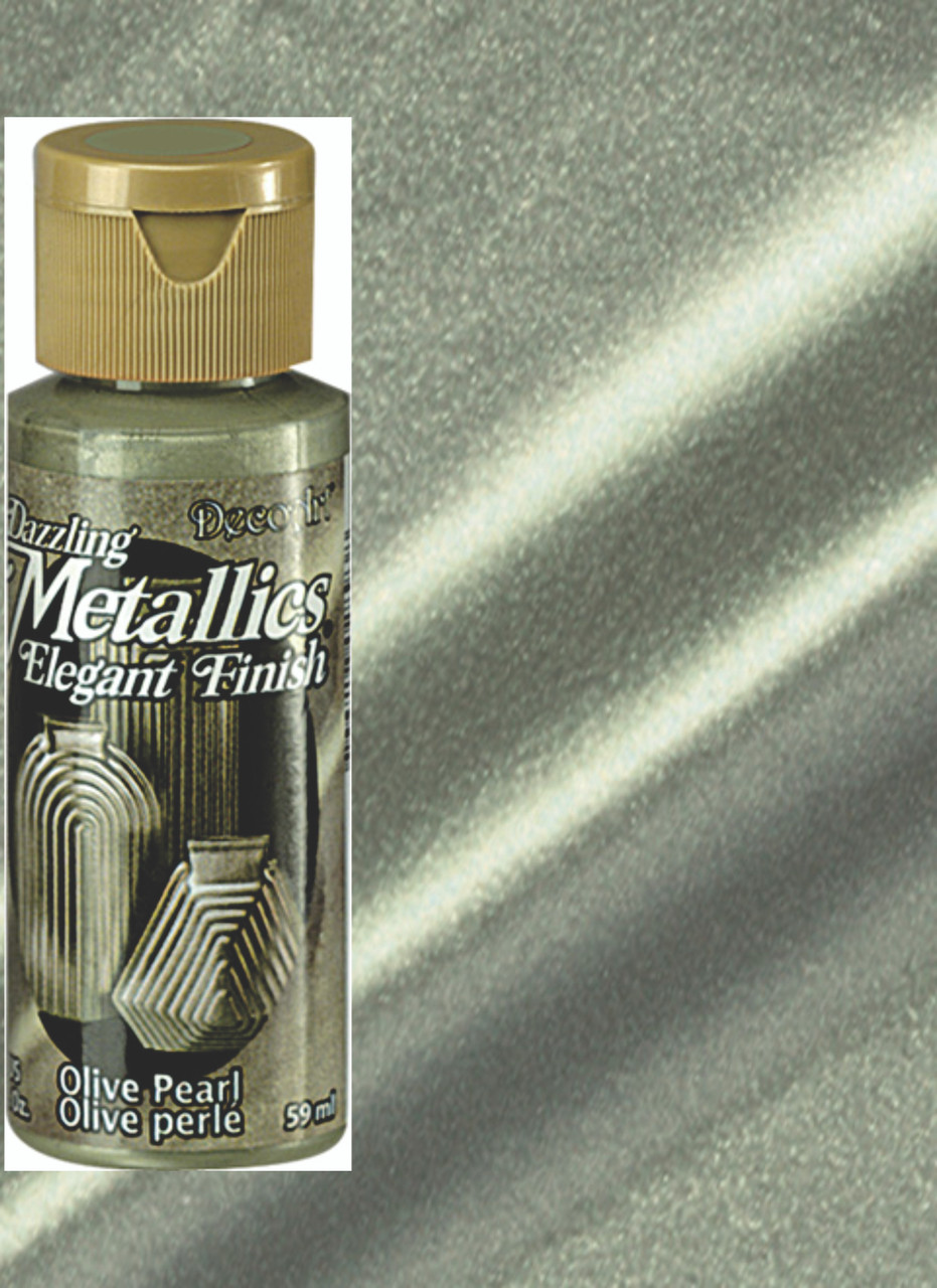 Dazzling Metallics 2 oz. White Pearl Acrylic Paint