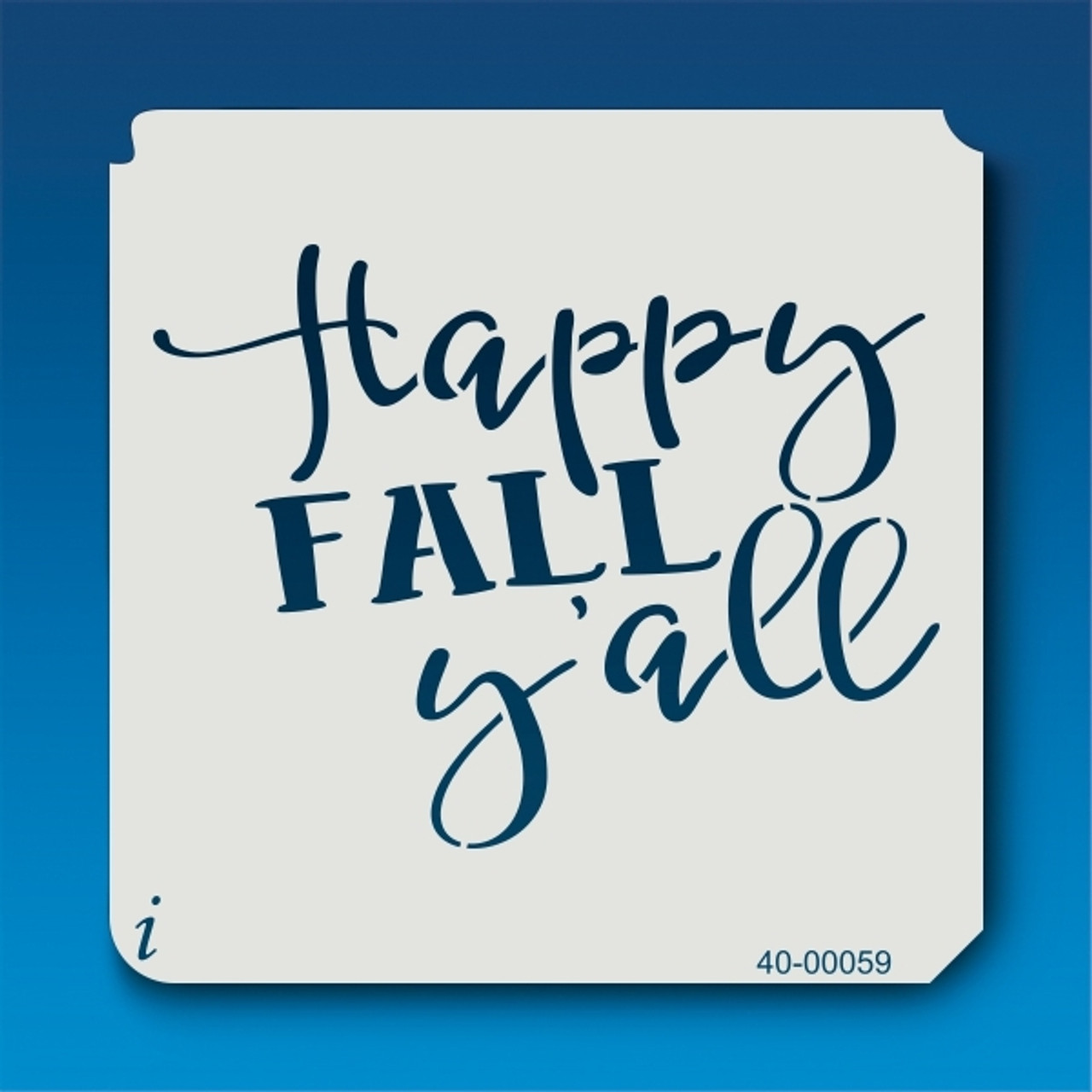 40 00059 Happy Fall Y All Stencil Istencils