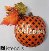 Welcome Pumpkin Door Hanger