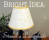 Bright Idea: Stencil a Lampshade