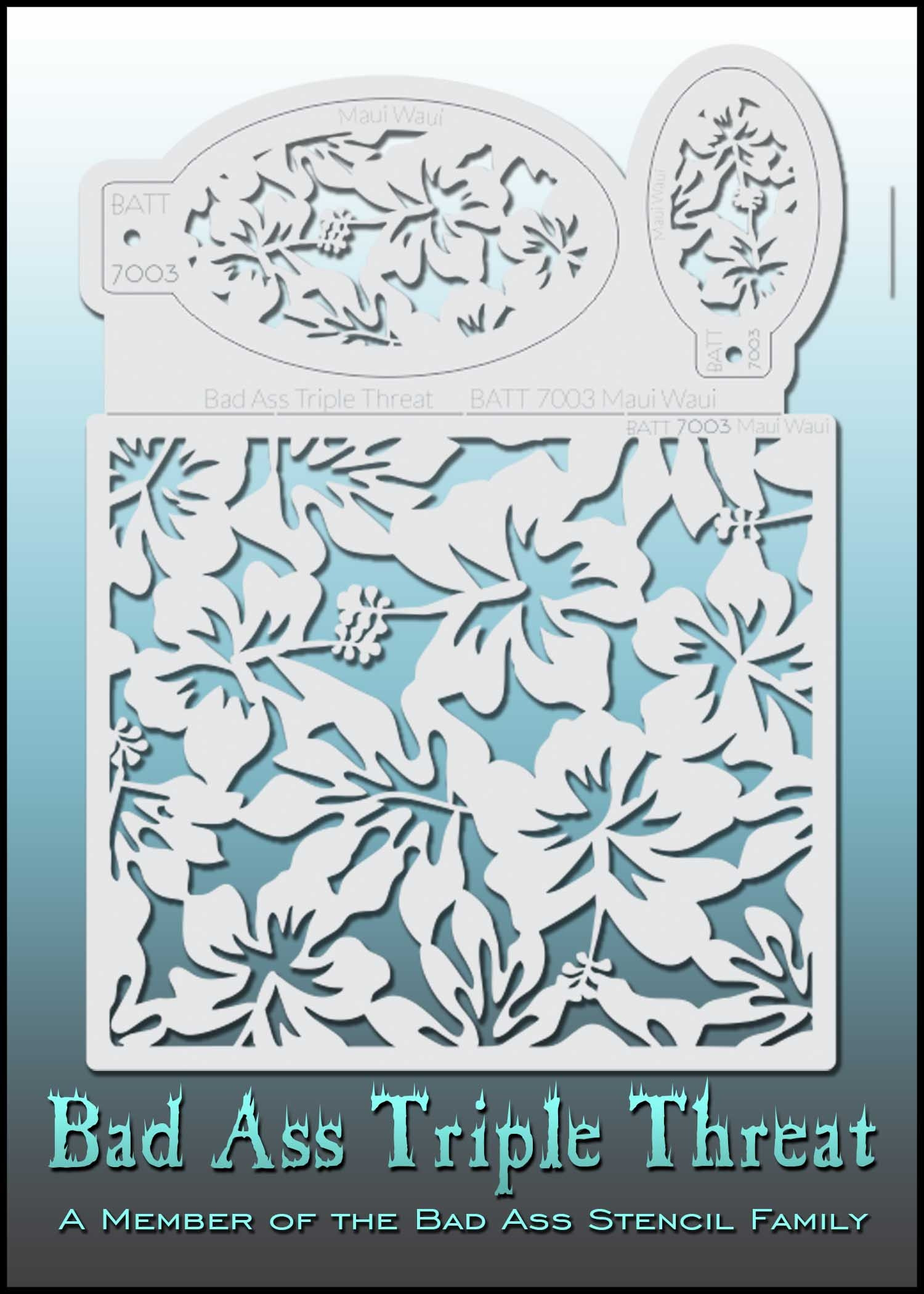 BadAss Triple Threats | BadAss Stencils | iStencils