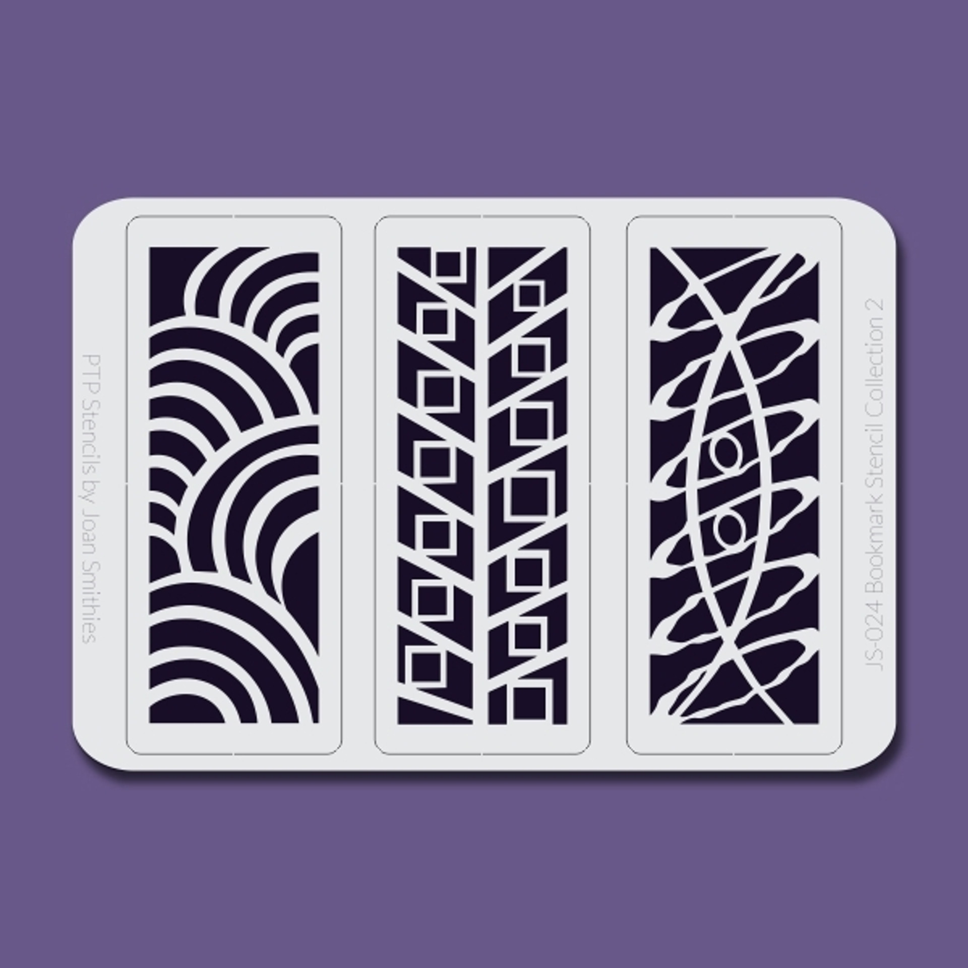 JS024 bookmarks 2 stencil iStencils