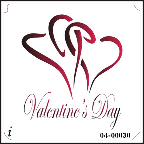 04-00030 Valentine's Day Heart Stencil