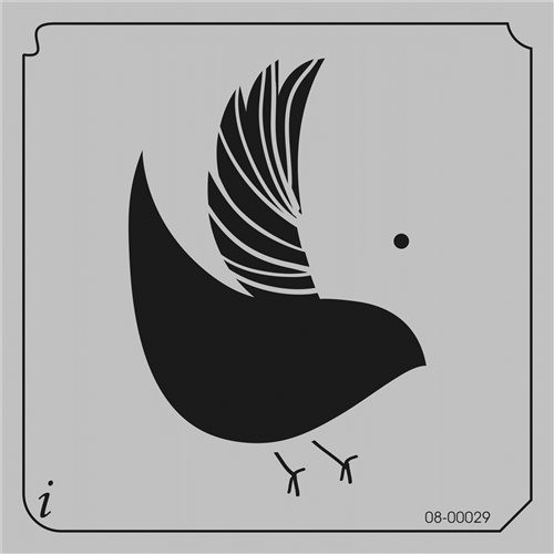 08-00029 Partridge Bird Stencil