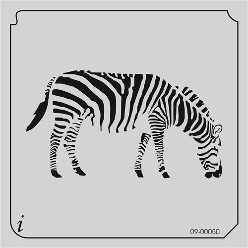 09-00050 Zebra Animal Stencil