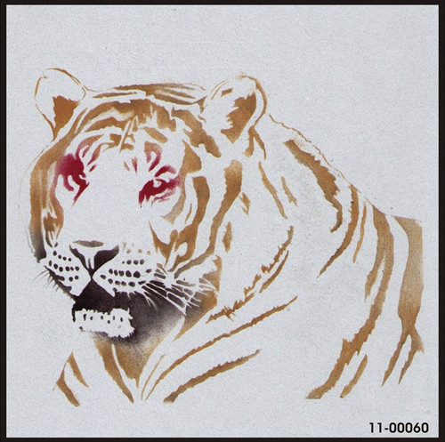 11-00060 Tiger Tattoo Stencil