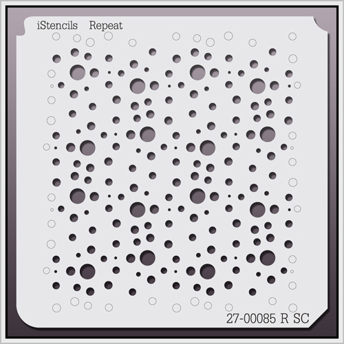 27-00085 R SC Bubbles Repeat Stencil
