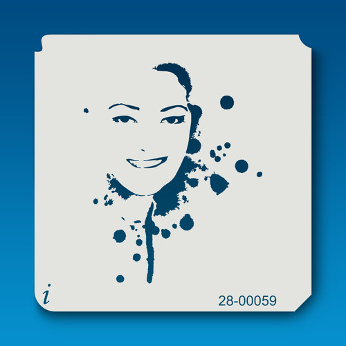 28-00059 Ink Spot Face Stencil