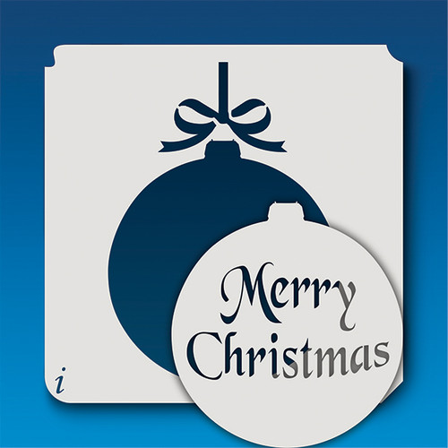 55-00006 merry christmas ornament stencil